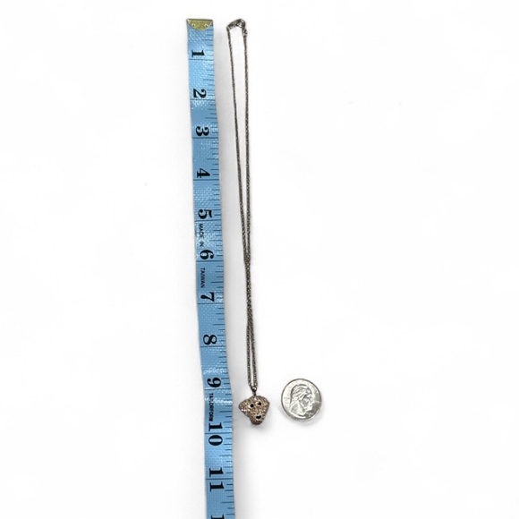 Silver Necklace with Pink Blingy Dog Pendant by Personalzation Mall - Picture 5 of 5